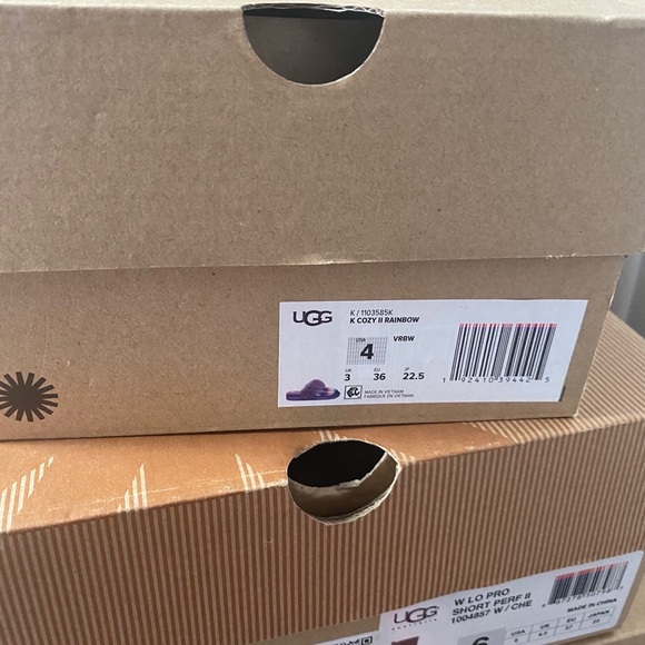 Authentic UGG Sequin Purple Ombré Slides/Slippers - Picture 4 of 4